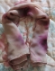 Foulard mousseline de soie peint à la main