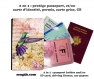 Protège passeport - porte cartes colibri 002