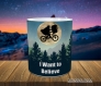 Mug personnalisable tasse i want to believe x files ovnis e.t. l'extra terrestre