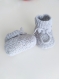 Chaussons en laine pour bébé taille 1/3 mois 