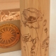 Poppy row thermos en bois du bambou et acier inox avec gravure au laser
