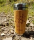 Caffeine tasse de voyage mug en bois de bamboo cadeau personnalisé avec le gravure 