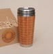 Tasse de voyage cadeau mug en bois de bamboo notes