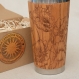 Coquelicots sauvages tasse de voyage cadeau mug en bois de bamboo wild poppies 