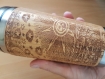 Tasse de voyage terre plate cadeau personnalisé mug en bois de bamboo flat earth