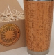 Emc2 tasse de voyage mug en bois de bamboo cadeau personnalisé avec le gravure 