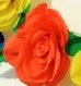 Grande rose colorée - fleur en papier - art floral décorative - grosse fleur en papier crépon