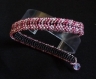 Bracelet brésilien en perles de rocailles roses