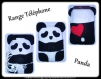 Porte téléphone panda