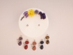 Bougie bijou décoration fleurs séchées pendentif chat cornaline
