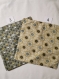 Essuie tout en tissu coton oeko tex lavable  réutilisable, fabrication artisanale, gamme zéro déchets