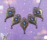Purple crystal baroque necklace