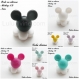 Perle en silicone gros mickey, silicone alimentaire
