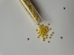 Perles de rocaille 42g (env. 2700 perles) kit de 6 tubes jaune, orange, rouge, caramel