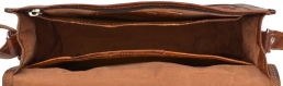 Gusti nature - sac à bandoulière en cuir mary sac en cuir femmes petit sac à main vintage marron (l)