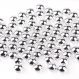 10 perles demi ronde argentées 8 mm à coller pour scrapbooking, brads, embellissement, cadeau, décoration, décor, die cut