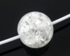 5 perles de verre rondes  12 mm pour scrapbooking, brads, embellissement, cadeau, décoration, décor, die cut