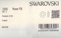 2000 ss3 p  ***40 strass swarovski fond plat 1,45mm  peridot f