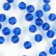 5000 7 cb *** 8 perles cristal swarovski rondes réf. 5000 7mm capri blue