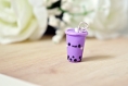 Boba bubble tea violet