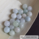 Perle - aigue-marine - 40 perles 8mm