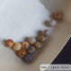 Perle - agate crazy - 40 perles 6mm
