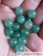 Perle - aventurine verte - 40 perles 8mm