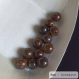 Perle - bronzite - 40 perles 8mm