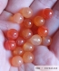 Perle - cornaline - 10 perles 8mm