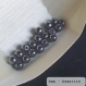 Perle - hématite - 10 perles 6mm