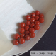 Perle - jaspe rouge - 40 perles 6mm