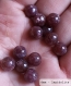 Perle - lépidolite - 40 perles 8mm