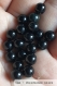 Perle - obsidienne noire- 40 perles 6mm