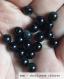 Perle - obsidienne céleste- 10 perles 6mm
