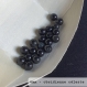 Perle - obsidienne céleste- 40 perles 6mm