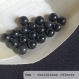 Perle - obsidienne céleste- 10 perles 8mm