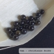 Perle - obsidienne dorée - 10 perles 6mm
