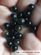 Perle - obsidienne dorée - 10 perles 6mm