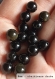 Perle - obsidienne dorée - 10 perles 8mm