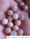 Perle - pierre de lune orangé - 10 perles 6mm
