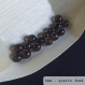 Perle - quartz fumée - 40 perles 6mm
