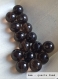 Perle - quartz fumée - 40 perles 6mm