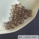 Perle - quartz fumée - 40 perles 8mm