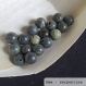 Perle - serpentine - 10 perles 8mm