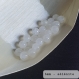 Perle - sélénite - 40 perles 6mm