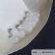 Perle - sélénite - 40 perles 8mm