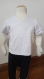 T-shirt croisé brassière cache cœur réversible avec manches courtes  haut doublé  vêtement mixte bébé garçon fille  cadeau de naissance