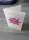Carte fleur de lotus (format a5)