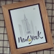 Dessin / illustration / tableau new york au crayon