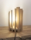 Circa / lampe de table / lampe de chevet / lampe en bois exotique et pin / cercle / ronde / 220v e14 / eclairage indirect / lampe de salon
